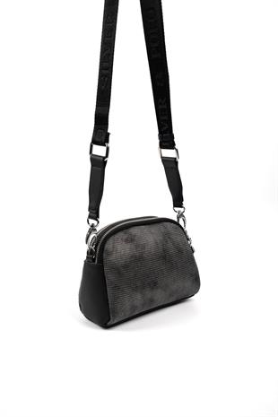 Silver & Polo M.gümüş - Siyah SP1144 Kadın Çapraz Çanta