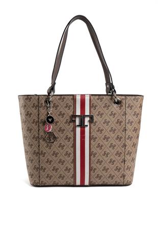 Silver & Polo Koyu Bej - Kahve SP1176 Kadın Omuz Çantası