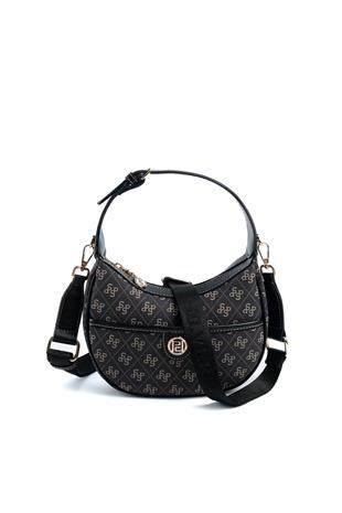 Silver & Polo Füme - Siyah SP1194 Kadın Omuz Çantası