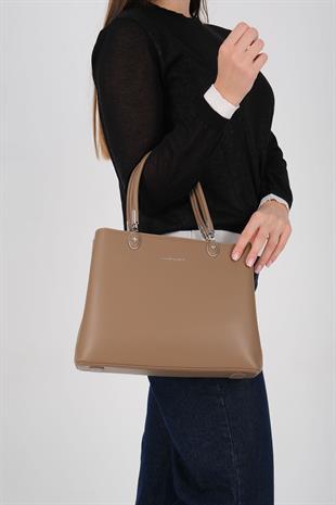 1234 Kadın El Çantası  Bej