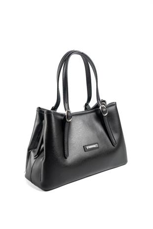 Silver & Polo SP1252 Kadın El Çantası Düz Siyah