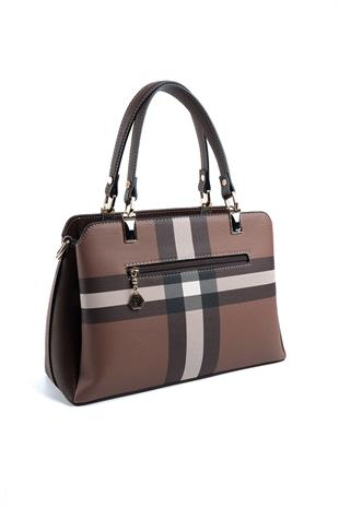 Silver & Polo Koyu Kahve SP972 Kadın El Çantası