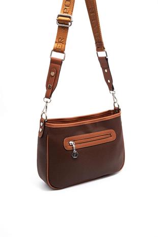 Silver & Polo SP1160 Kadın Çapraz Çanta Petek Kahve-Taba