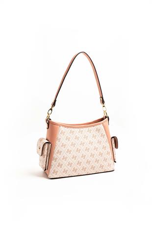Silver & Polo Pembe - Somon SP1183 Kadın Omuz Çantası