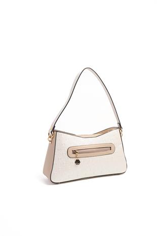Silver & Polo Sedef - S.Nut - Kemik SP1102 Kadın Omuz Çantası