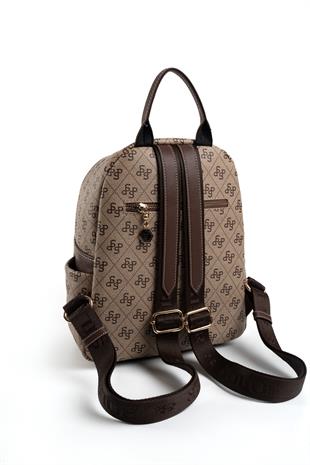 Silver & Polo Koyu Bej - Kahve SP906 Kadın Sırt Çantası