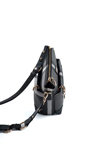 Silver & Polo Siyah SP1110 Kadın Çapraz Çanta