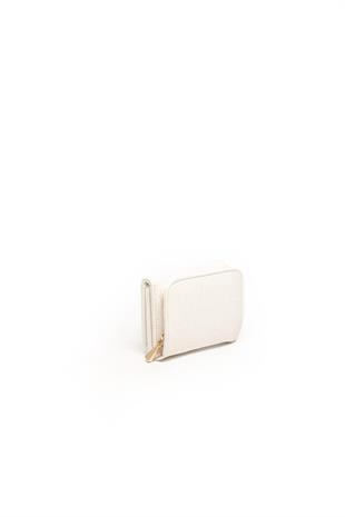 Silver & Polo SP1172 Kadın Cüzdan & Kartlık Logolu Beyaz-Beyaz