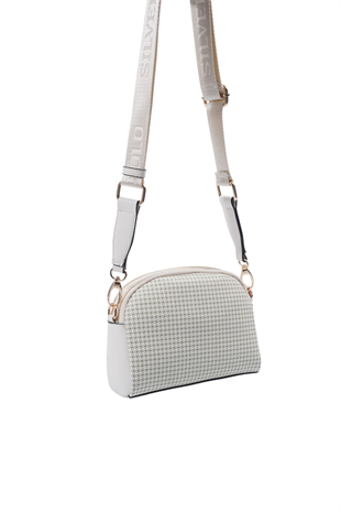 Silver & Polo SP1144 Kadın Çapraz Çanta King Desen Yeşil-Kemik