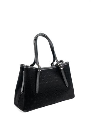 Silver & Polo SP1252 Kadın El Çantası Fashion Siyah-Siyah