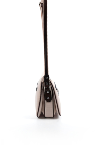 Silver & Polo SP818 Kadın Çapraz Çanta Petek Bej-Kahve