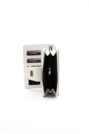 Silver & Polo SP928 Kadın Cüzdan & Kartlık Düz Nut-Kemik