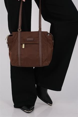 1215 Kadın Omuz Çantası  Kahve