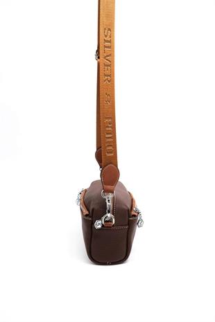 Silver & Polo SP1142 Kadın Çapraz Çanta Petek Kahve-Taba