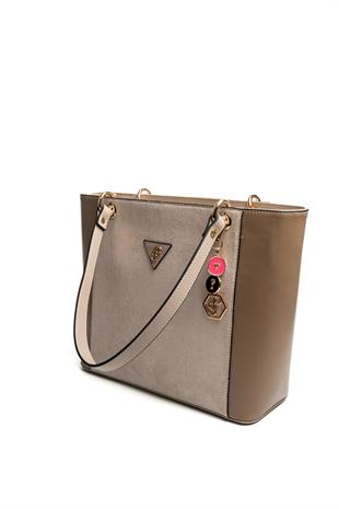 Silver & Polo SP1176 Kadın Omuz Çantası Süet Bej-Kum
