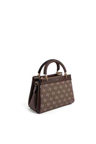 Silver & Polo SP1193 Kadın El Çantası Monogram Kahve-Kahve