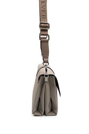 Silver Polo SP1009 Kadın Çapraz Çanta Fashion Bej-Latte