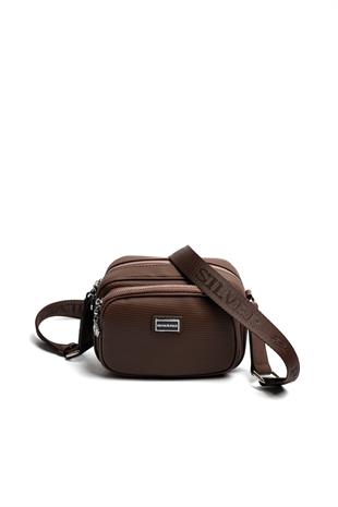 Silver & Polo SP1111 Kadın Çapraz Çanta Petek Kahve