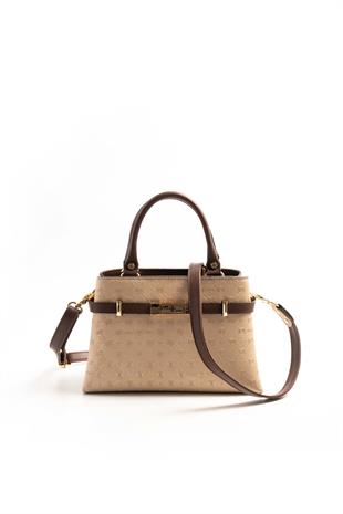 Silver & Polo Nut - Kahve SP1149 Kadın El Çantası