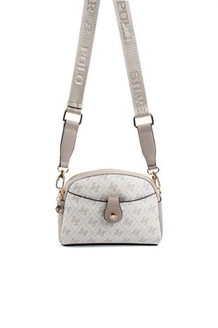 Silver & Polo Bej - Kum SP1144 Kadın Çapraz Çanta