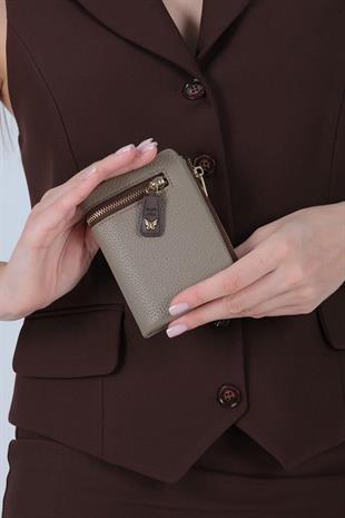 SP1197 Cüzdan & Kartlık  Vizon