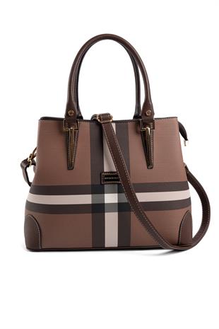 Silver & Polo Koyu Kahve SP667 Kadın El Çantası