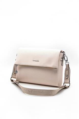 Silver & Polo SP963 Kadın Çapraz Çanta Petek Bej