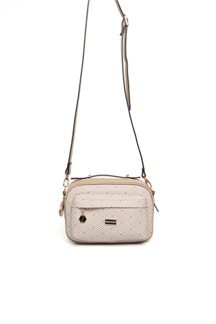 Silver & Polo SP1186 Kadın Çapraz Çanta Ç.Örgü Bej-Kum
