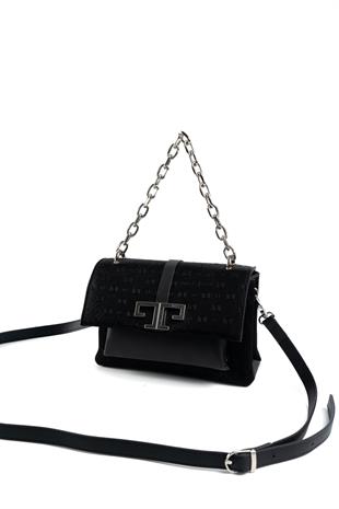 Silver & Polo Siyah SP1148 Kadın Çapraz Çanta