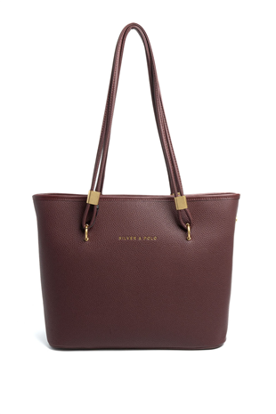 Silver Polo SP1239 Kadın Omuz Çantası Mini Rolax Bordo-Bordo
