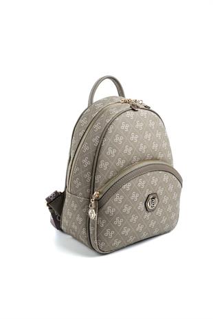 Silver & Polo SP945 Kadın Sırt Çantası Monogram Y.Yeşil