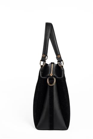 Silver & Polo SP972 Kadın El Çantası Fashion Siyah-Siyah