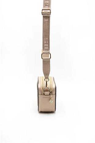 Silver & Polo SP1078 Kadın Çapraz Çanta Logolu Siyah-S.Nut