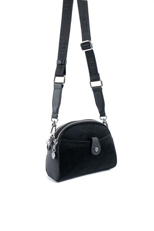 Silver & Polo Siyah - Siyah SP1144 Kadın Çapraz Çanta