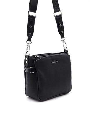 Silver & Polo SP884 Kadın Çapraz Çanta Petek Siyah