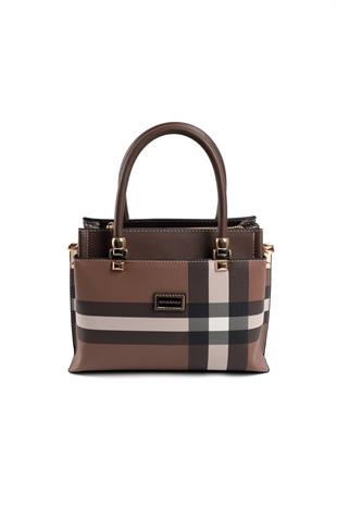 Silver & Polo Koyu Kahve SP826 Kadın El Çantası