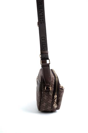 Silver & Polo Kahve SP1162 Kadın Çapraz Çanta