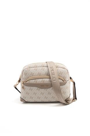 Silver & Polo Bej - Kum SP1201 Kadın Çapraz Çanta