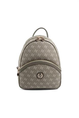 Silver & Polo SP945 Kadın Sırt Çantası Monogram Y.Yeşil