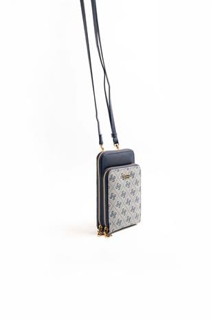 Silver & Polo Gri - Laci SP1011 Kadın Askılı Telefon Çantası