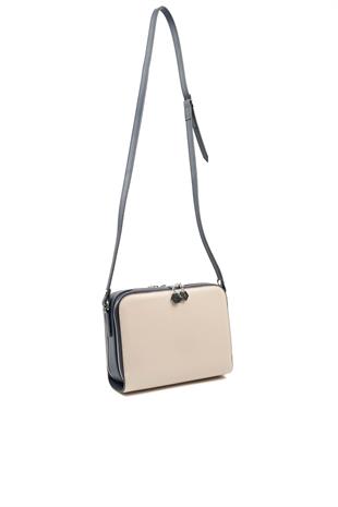 Silver & Polo Bej - Laci SP888 Kadın Çapraz Çanta