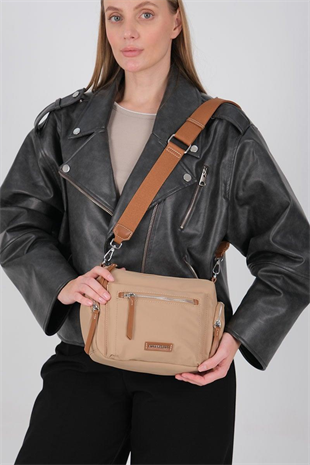 Silver & Polo SP1229 Kadın Çapraz Çanta  Nut-Taba