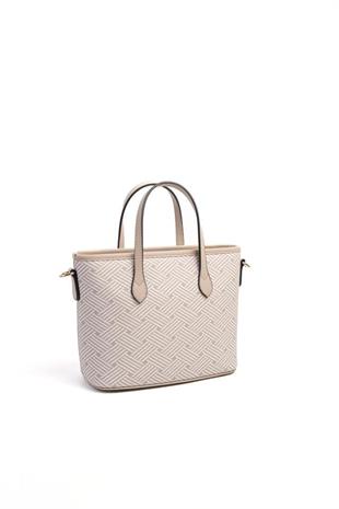 Silver & Polo SP1185 Kadın El Çantası Ç.Örgü Bej-Kum