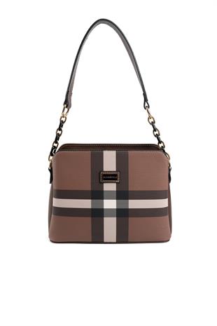 Silver & Polo Koyu Kahve SP937 Kadın Omuz Çantası