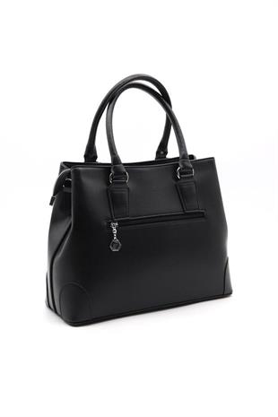 Silver & Polo SP667 Kadın El Çantası Düz Siyah-Siyah