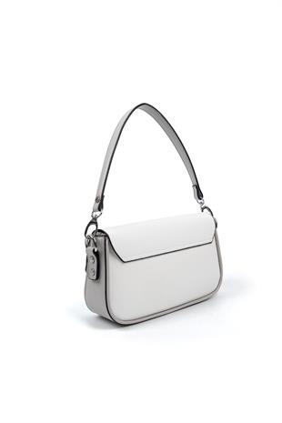 Silver & Polo Beyaz - A.gri SP1179 Kadın Omuz Çantası