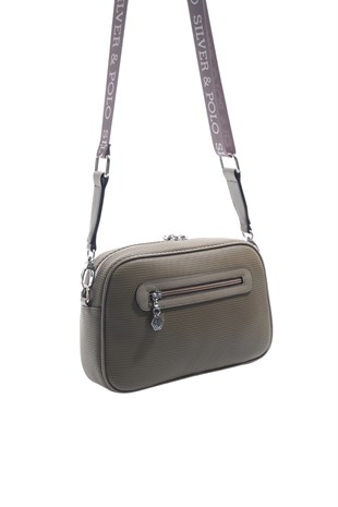 Silver & Polo SP1094 Kadın Çapraz Çanta Petek L.Haki-Y.Yeşil