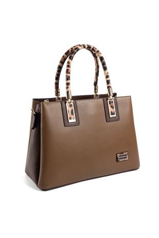Silver & Polo Leopar Bizon SP1000 Kadın El Çantası