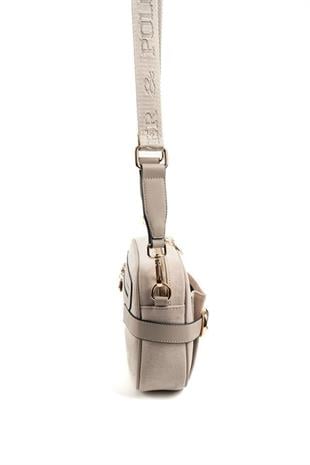 Silver & Polo SP1256 Kadın Çapraz Çanta Süet Bej-Kum