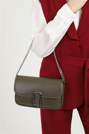Silver & Polo Haki SP1171 Kadın Omuz Çantası